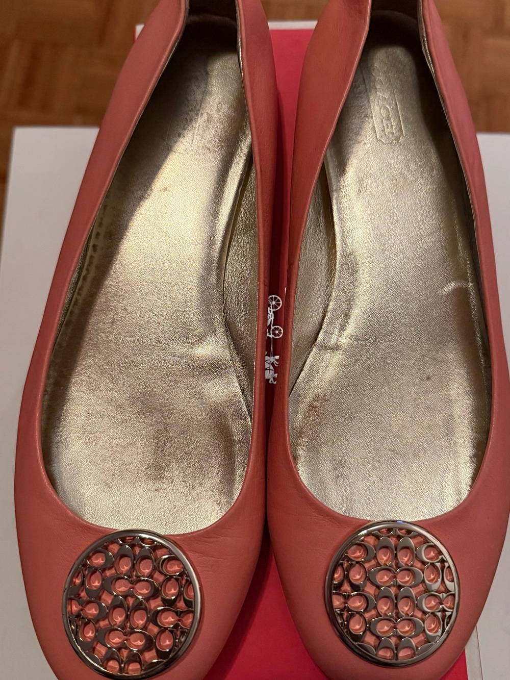 ✨ NWB Authentic Coach "Carson" Soft Cachets Flats A1552 - Pristine! ✨